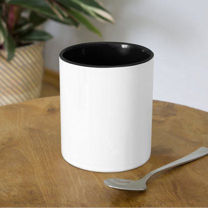 Contrast Coffee Mug - white/black