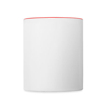 Contrast Coffee Mug - white/red