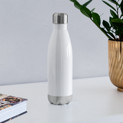 Insulated Stainless Steel Water Bottle - white