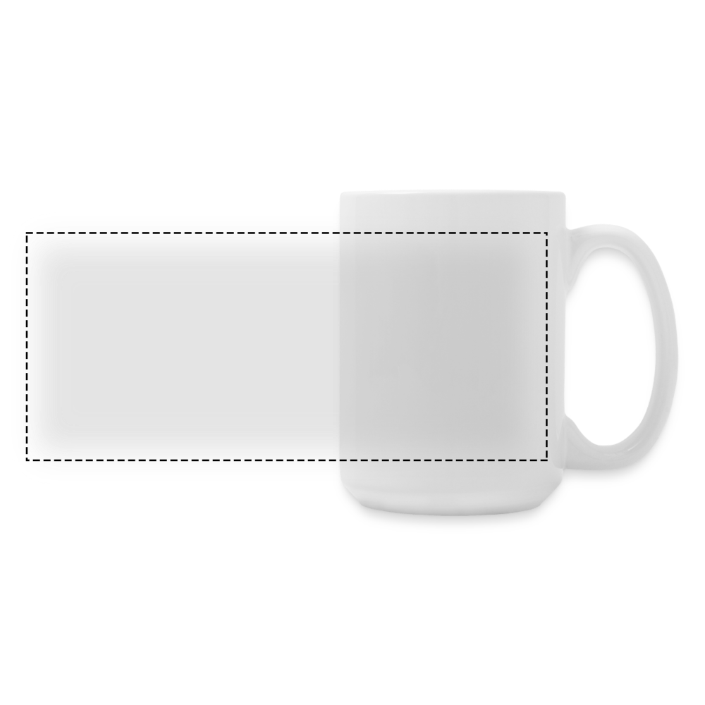 Panoramic Coffee/Tea Mug 15 oz - white