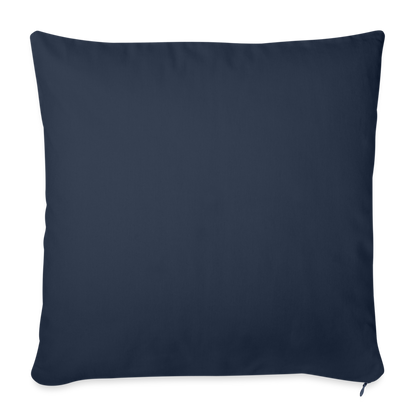 Throw Pillow Cover 18” x 18” - navy