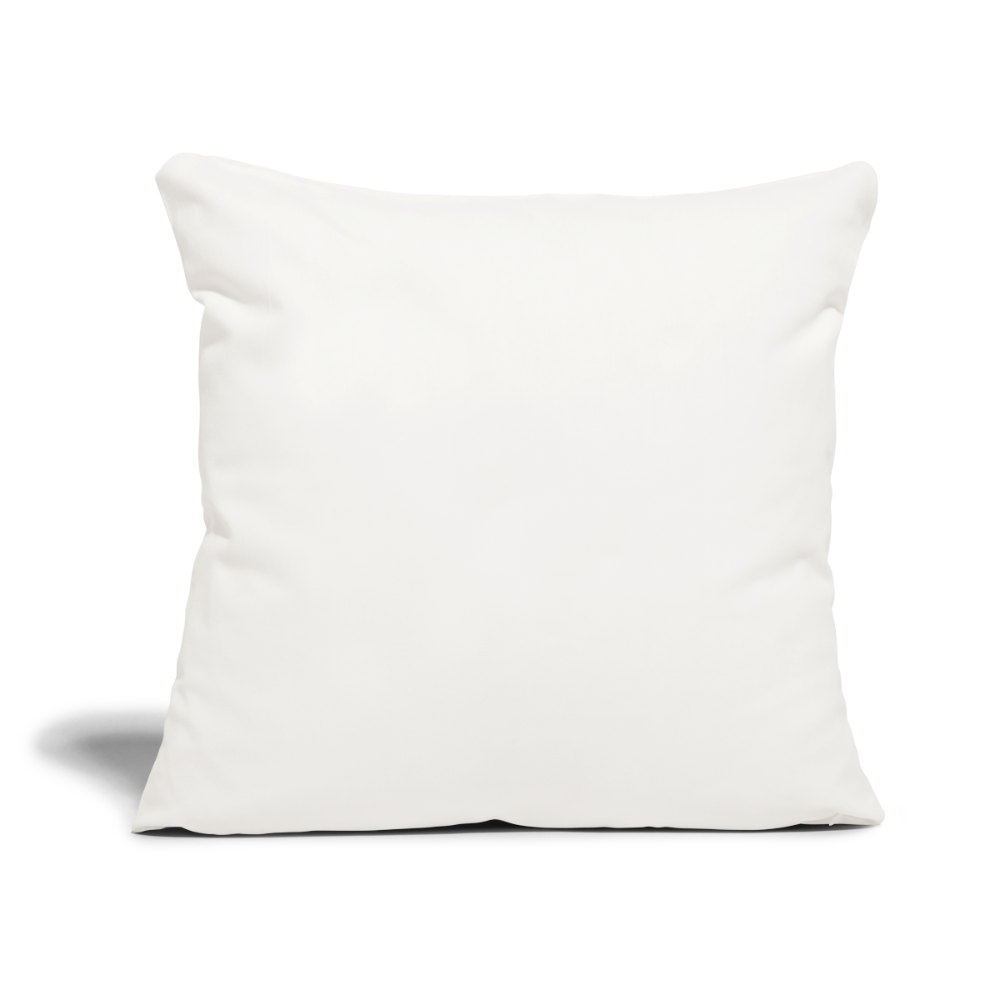 Throw Pillow Cover 18” x 18” - natural white
