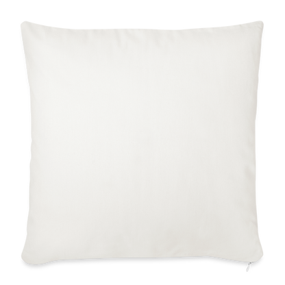 Throw Pillow Cover 18” x 18” - natural white