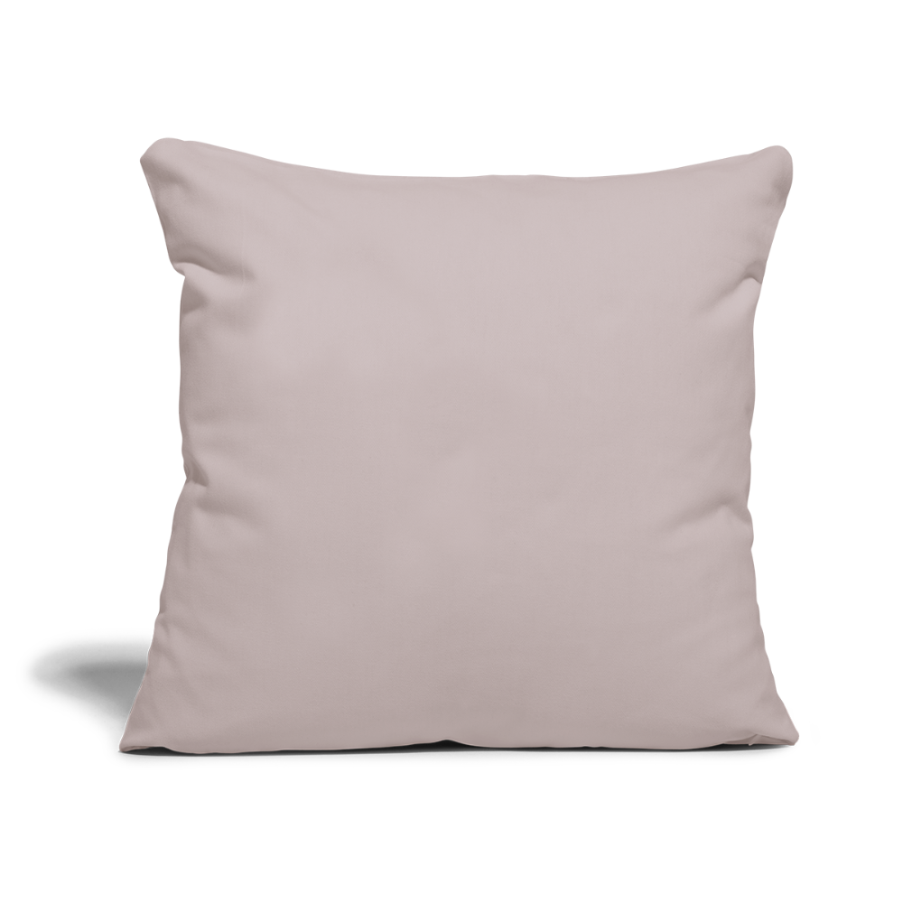 Throw Pillow Cover 18” x 18” - light taupe
