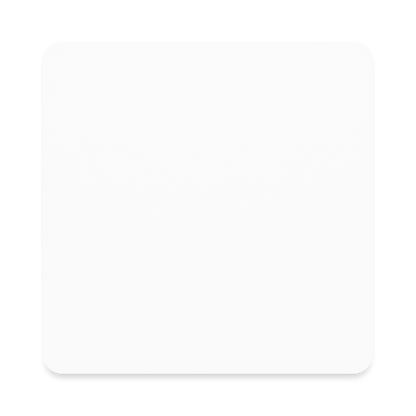 Square Magnet - white