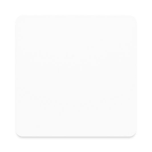 Square Magnet - white