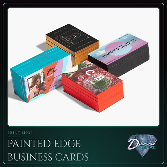 Painted Edge Business Cards