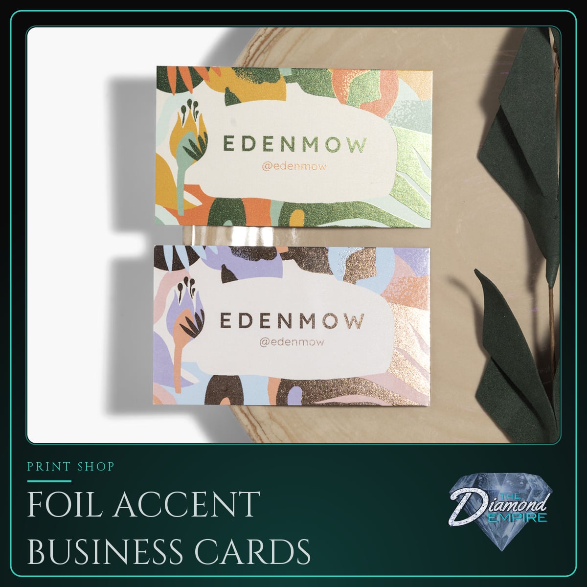 Foil Accent Business Cards