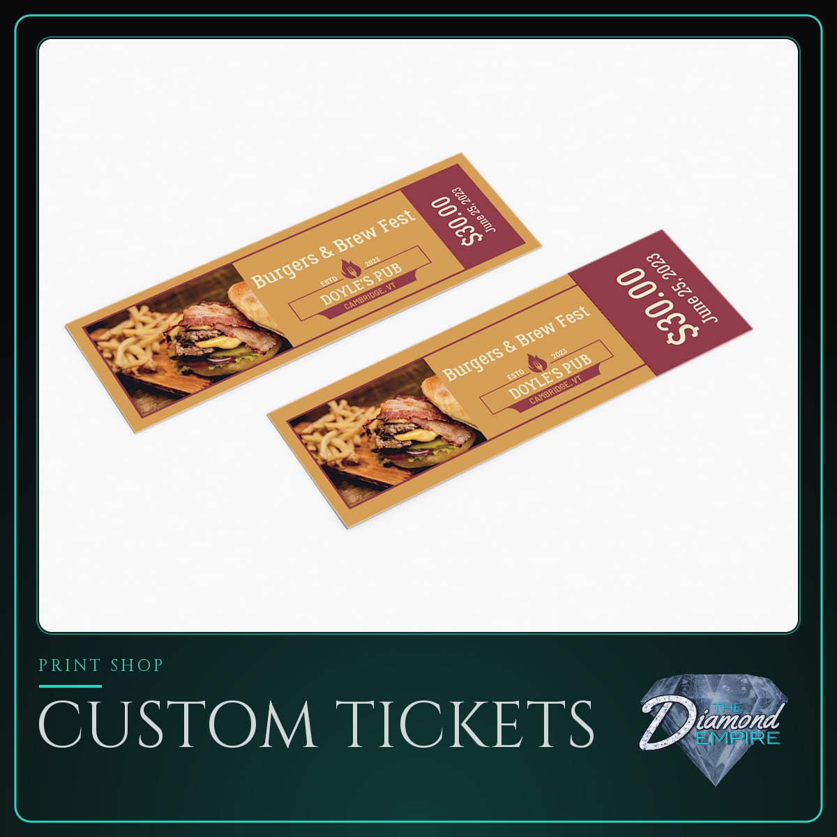 Custom Tickets