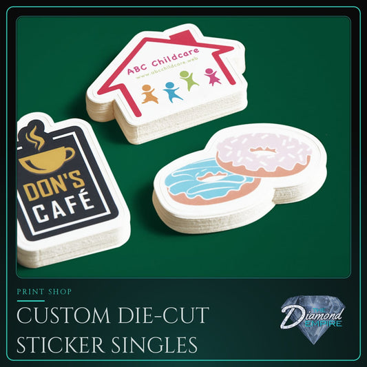 Custom Die-Cut Sticker Singles