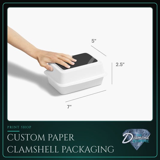 Custom Paper Clamshell Packaging