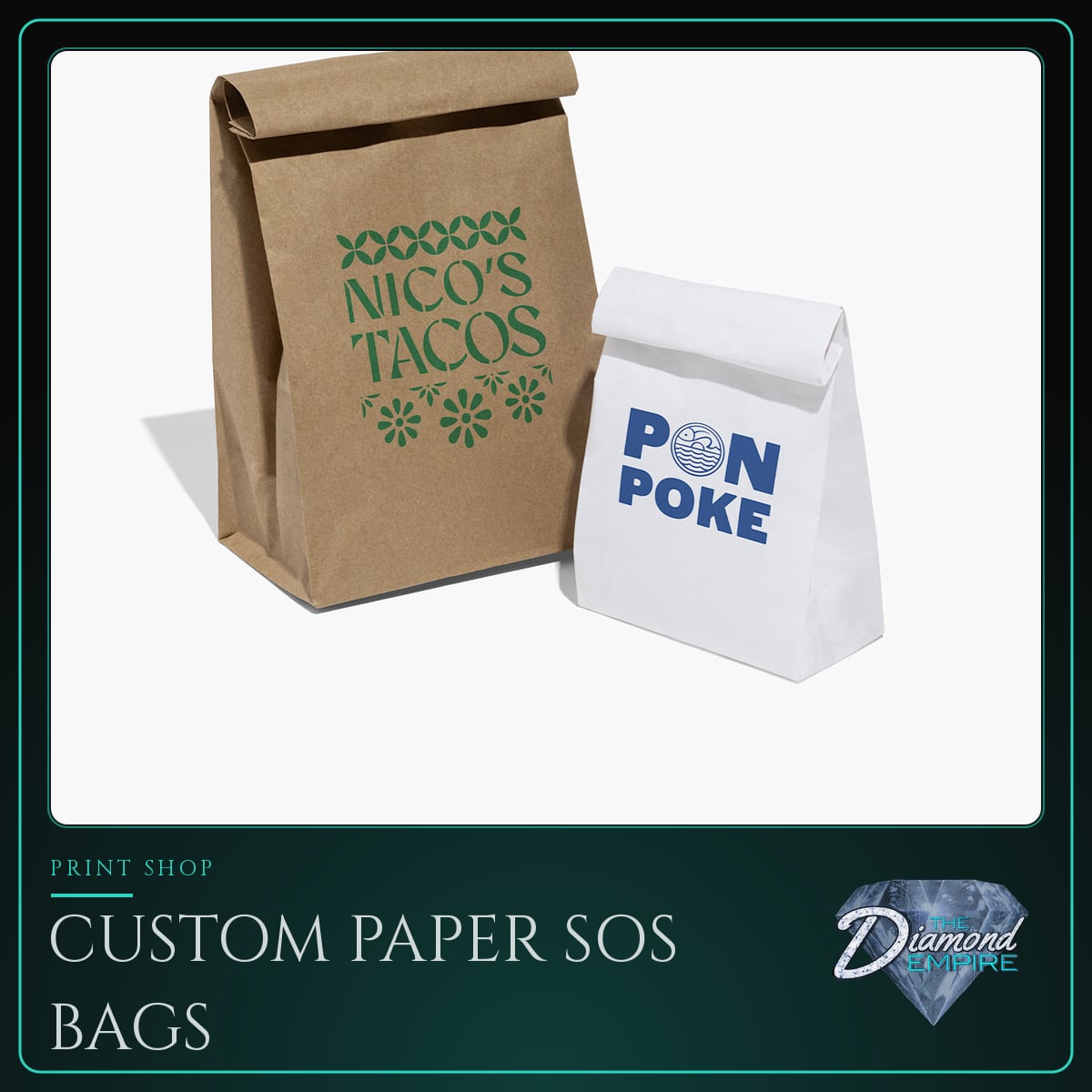 Custom Paper SOS Bags