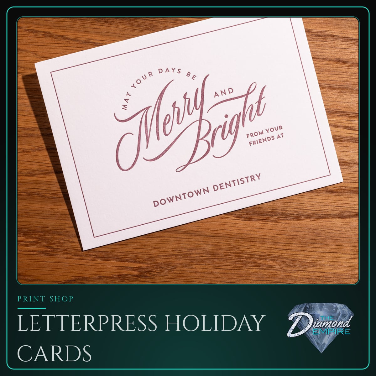 Letterpress Holiday Cards