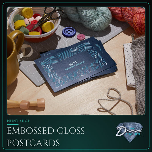 Embossed Gloss Postcards