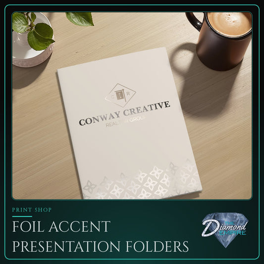 Foil Accent Presentation Folders