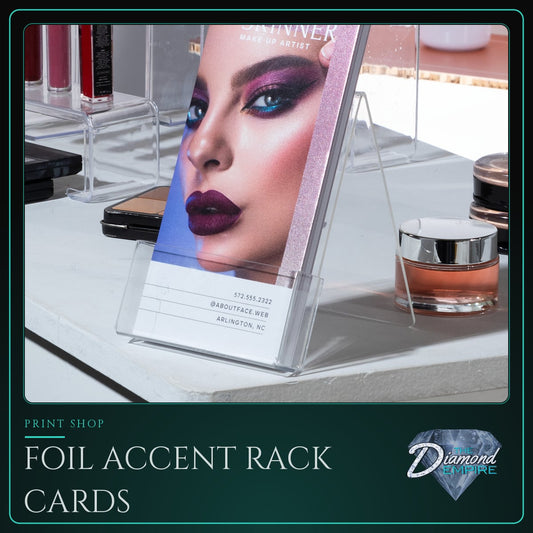 Foil Accent Rack Cards