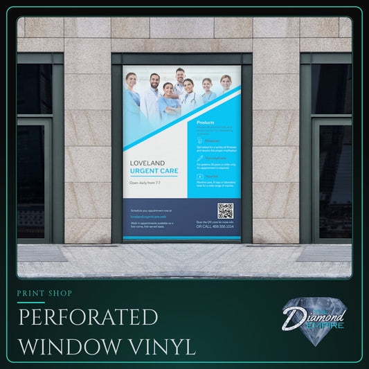Perforated Window Vinyl