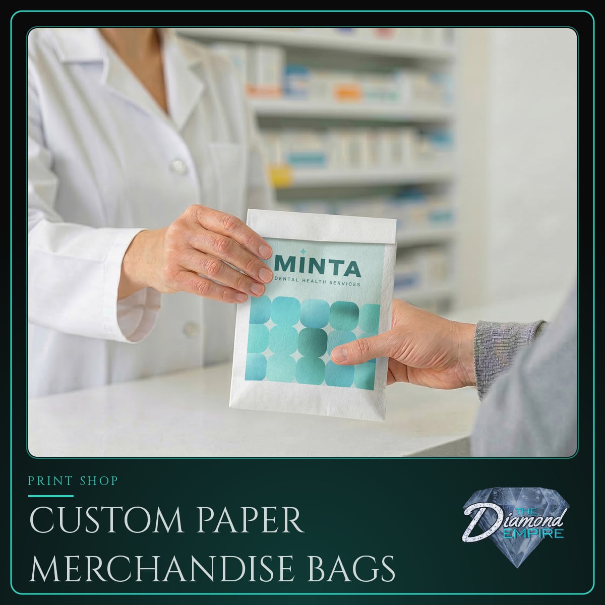 Custom Paper Merchandise Bags