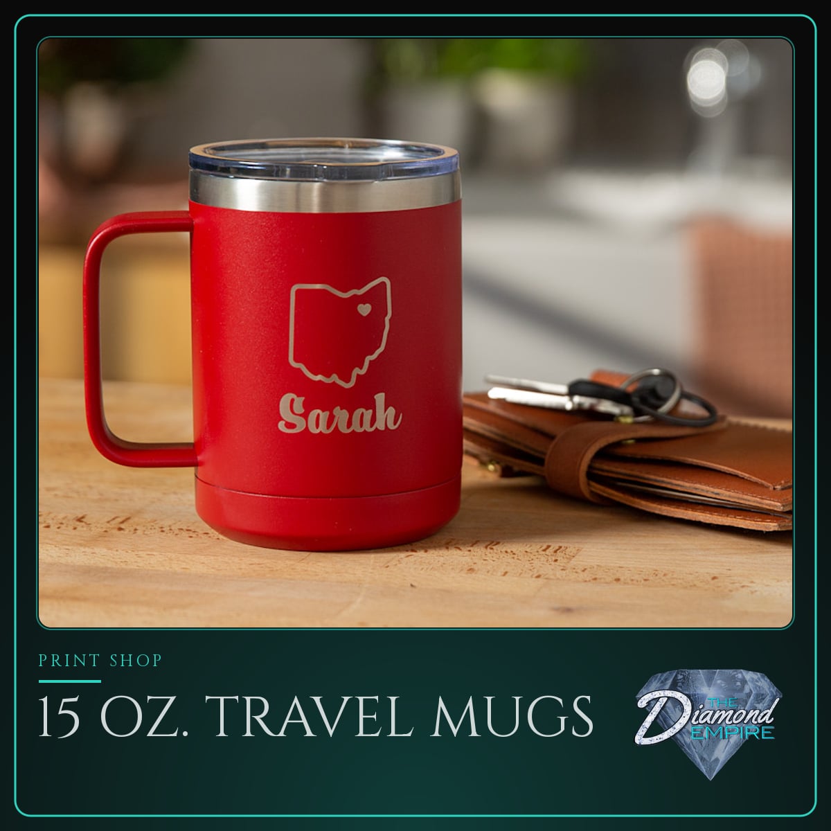 15 oz. Travel Mugs