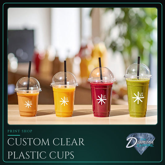 Custom Clear Plastic Cups
