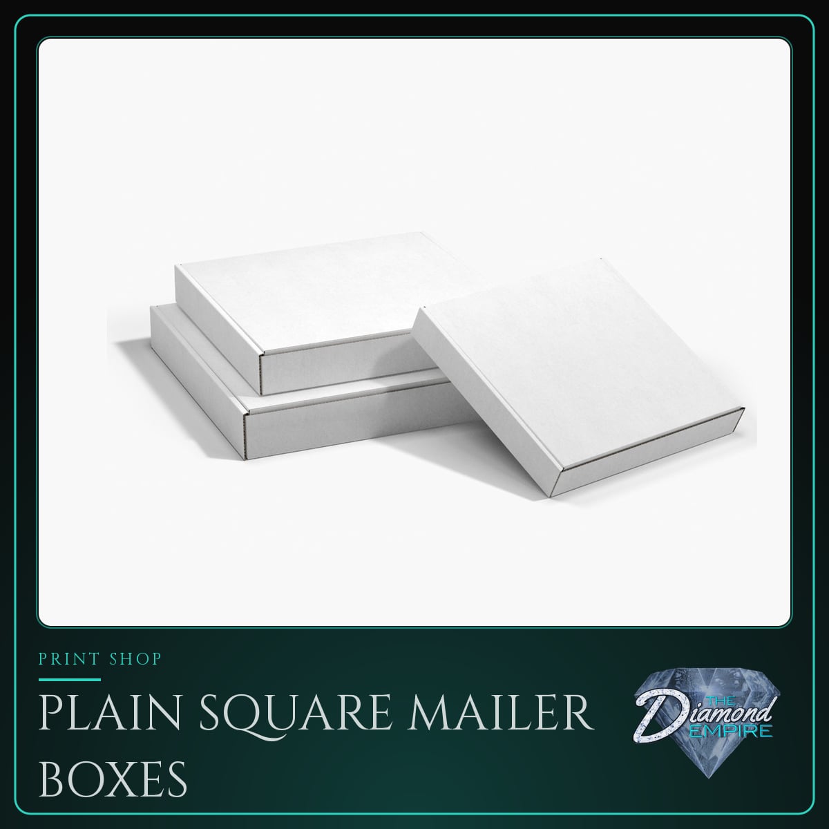Plain Square Mailer Boxes
