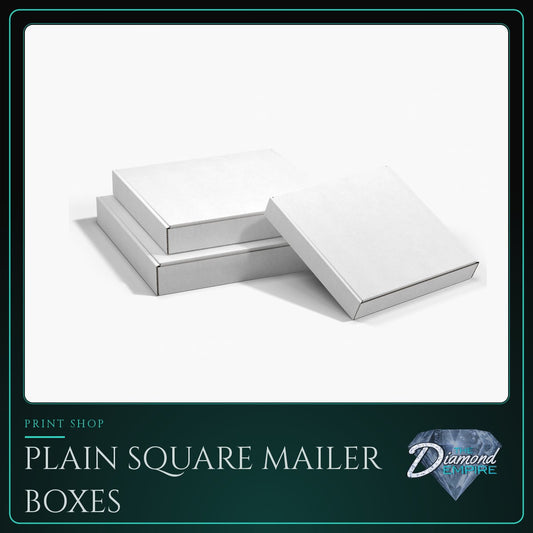 Plain Square Mailer Boxes