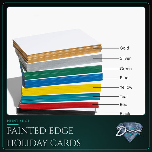 Painted Edge Holiday Cards