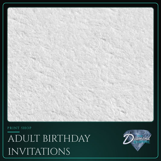 Adult Birthday Invitations