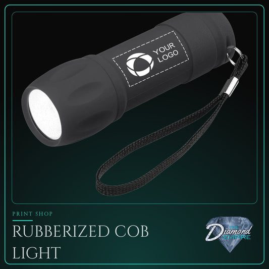 Rubberized COB Light With Strap