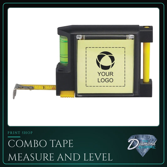 Combo Tape Measure and Level with Memo Pad
