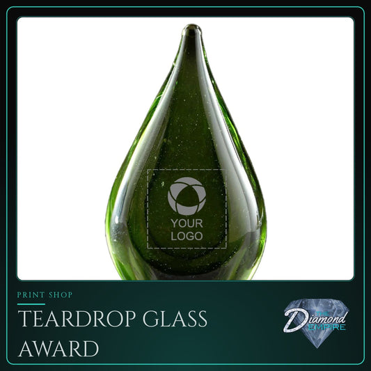 Teardrop Glass Award