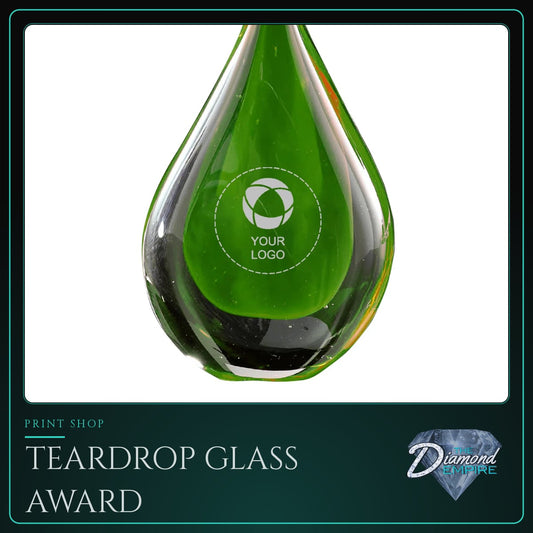 Teardrop Glass Award