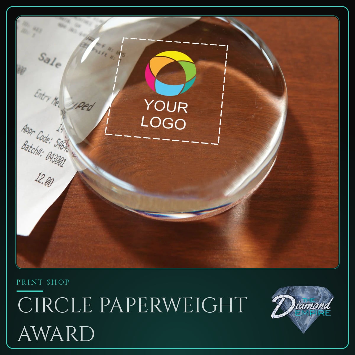 Circle Paperweight Award