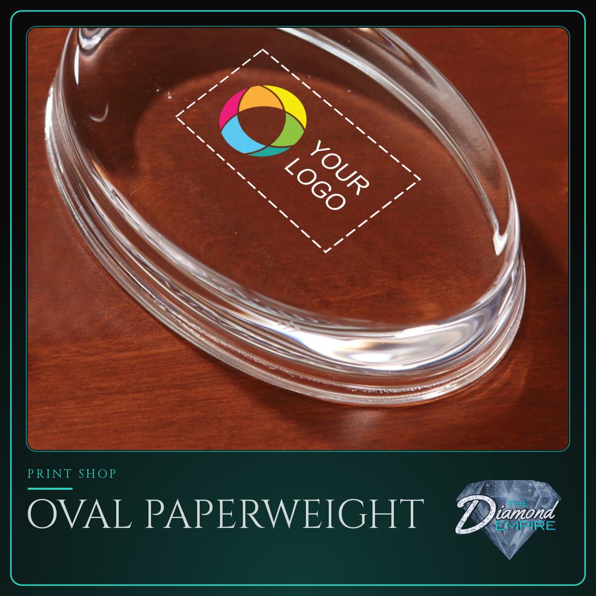 Oval Paperweight