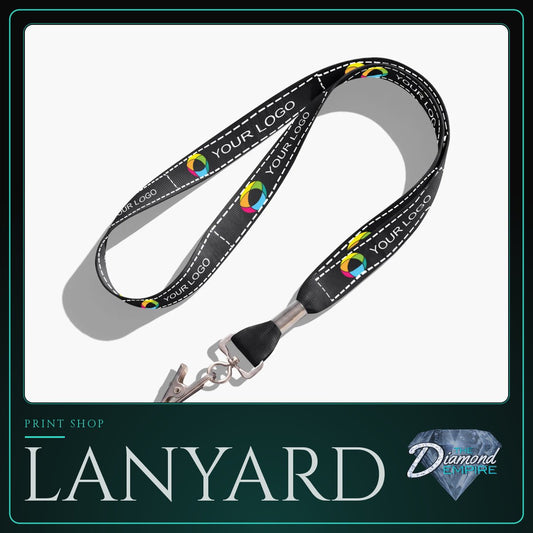 Lanyard with Swivel Bulldog Clip Attachment