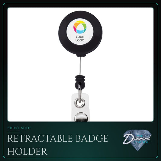 Retractable Badge Holder with a Slide Clip