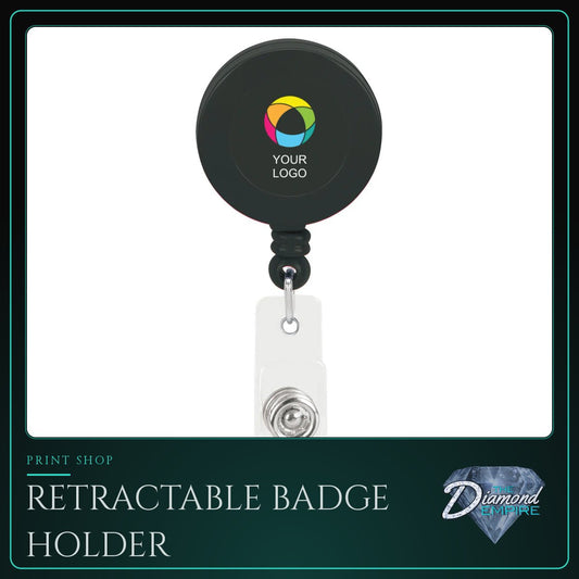 Retractable Badge Holder with Alligator Clip