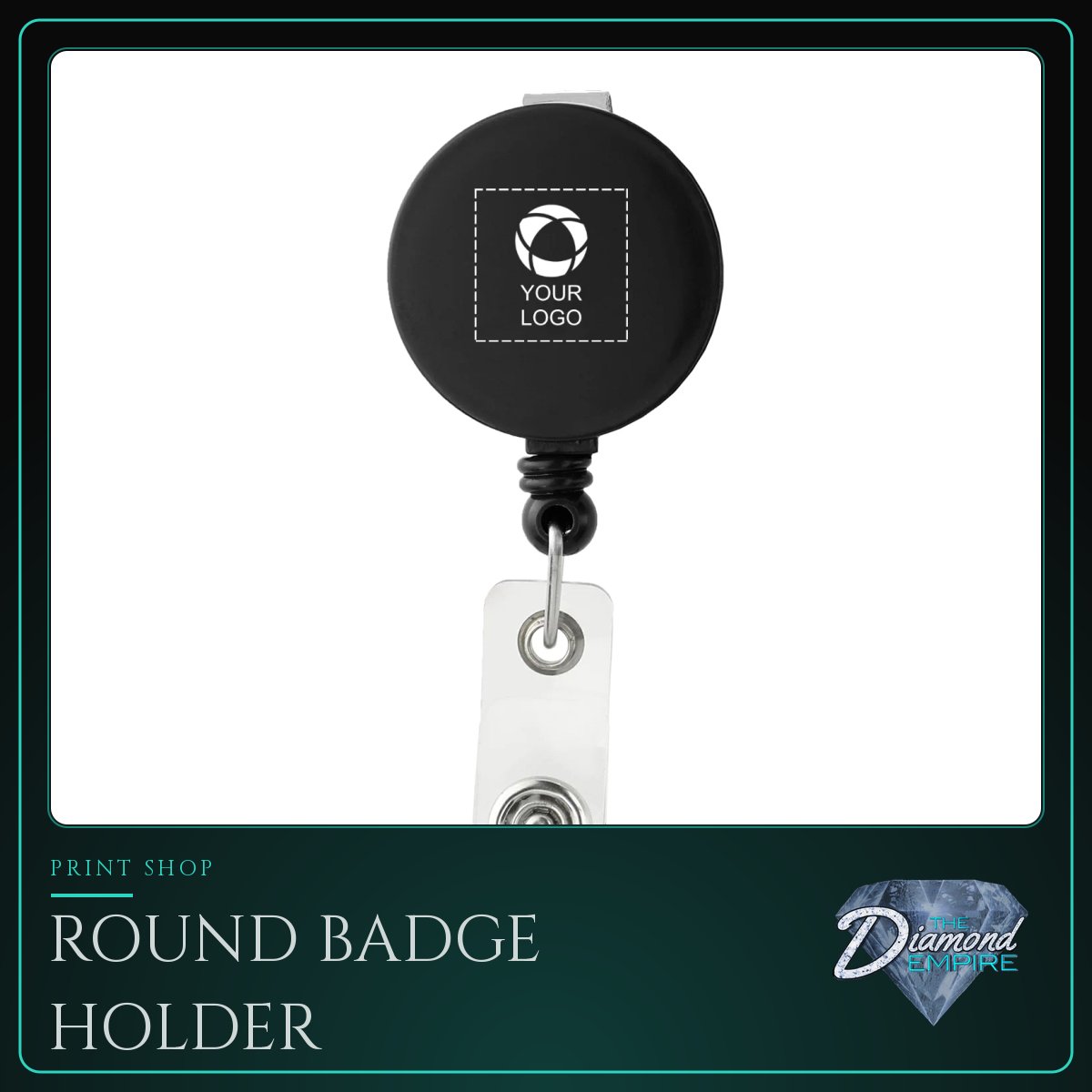 Round Badge Holder