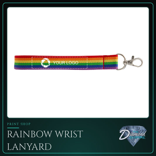 Rainbow Wrist Lanyard