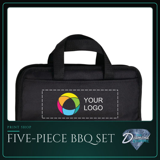Five-Piece BBQ Set with Carrying Case