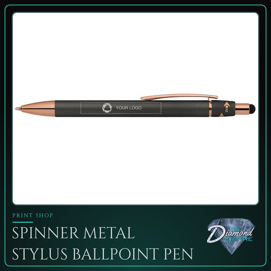 Spinner Metal Stylus Ballpoint Pen