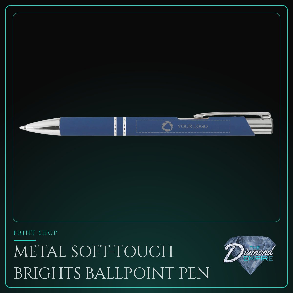 Metal Soft-Touch Brights Ballpoint Pen