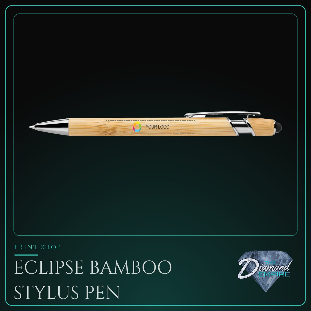 Eclipse Bamboo Stylus Pen