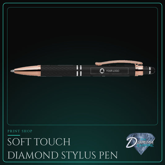 Soft Touch Diamond Stylus Pen