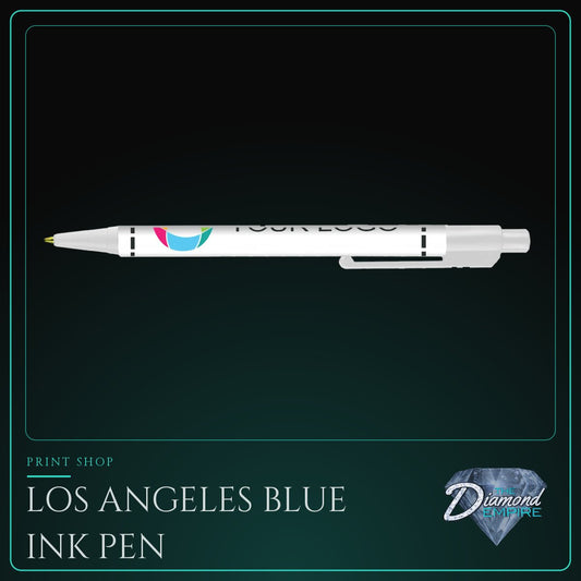 Los Angeles Blue Ink Pen with Digital Full-Color Wrap