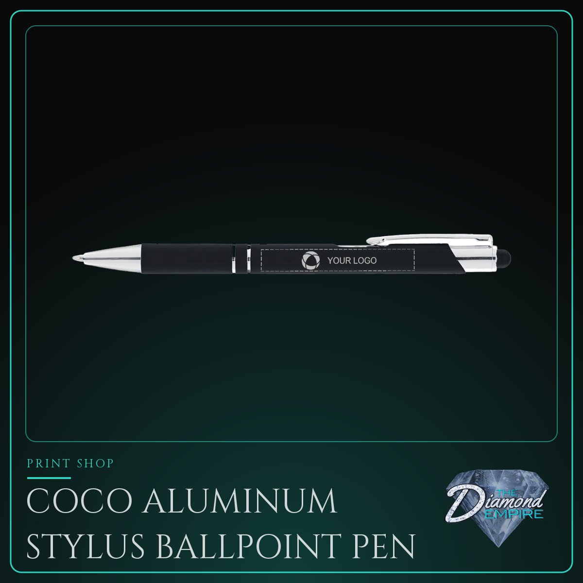 Coco Aluminum Stylus Ballpoint Pen