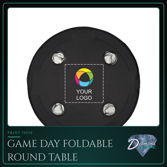 Game Day Foldable Round Table