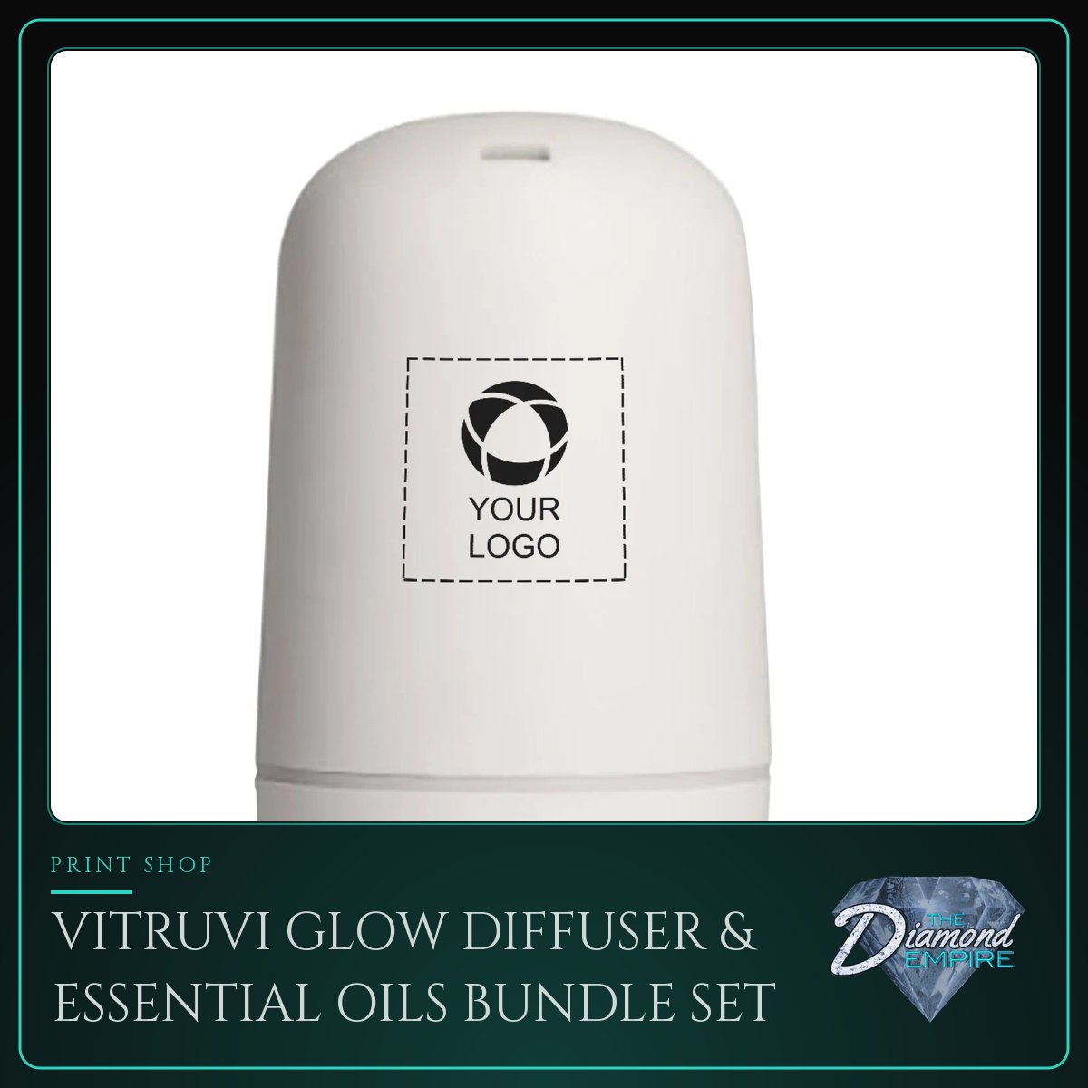 Vitruvi Glow Diffuser & Essential Oils Bundle Set