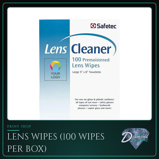 Lens Wipes (100 Wipes per Box)
