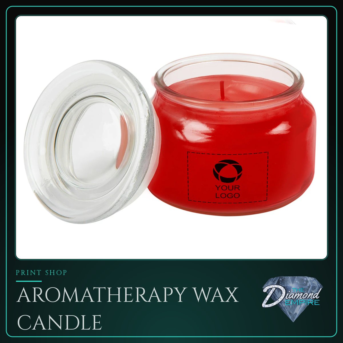 Aromatherapy Wax Candle – 8 oz. Glass Patio Jar